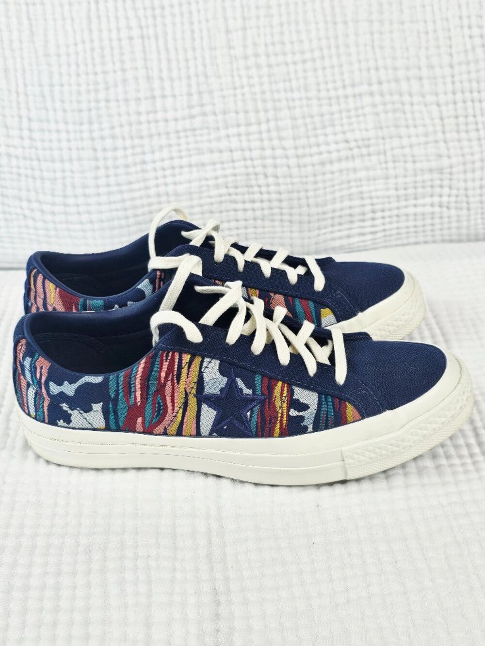 Converse One Star Low Top "The Great Outdoors" - Navy - Women's 8.5/Men's 6.5 - Picture 2 of 8